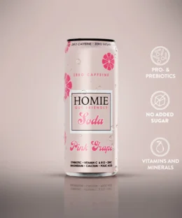 Homie Soda Pink Grapefruit 330ml