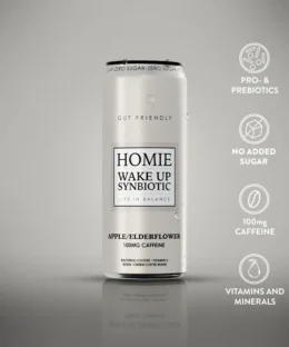 Homie Wake Up Synbiotic Apple/Eldelflower 330ml