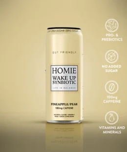 Homie Wake Up Synbiotic Pineapple/Pear 330ml