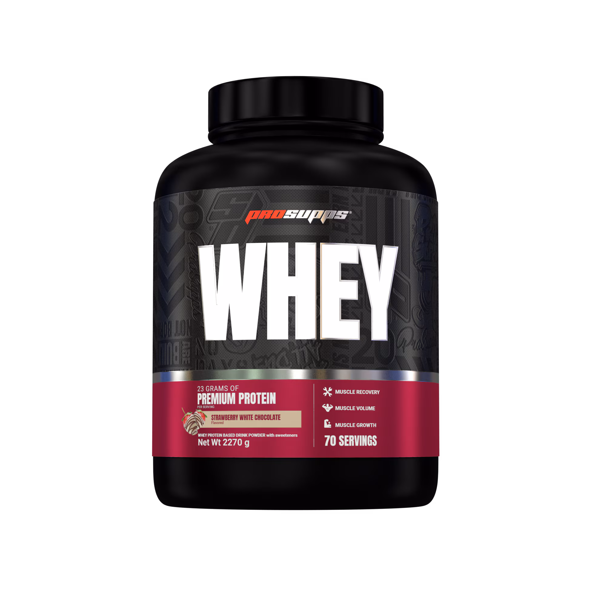 PS Whey Protein Strawberry White Chocolate 2200g